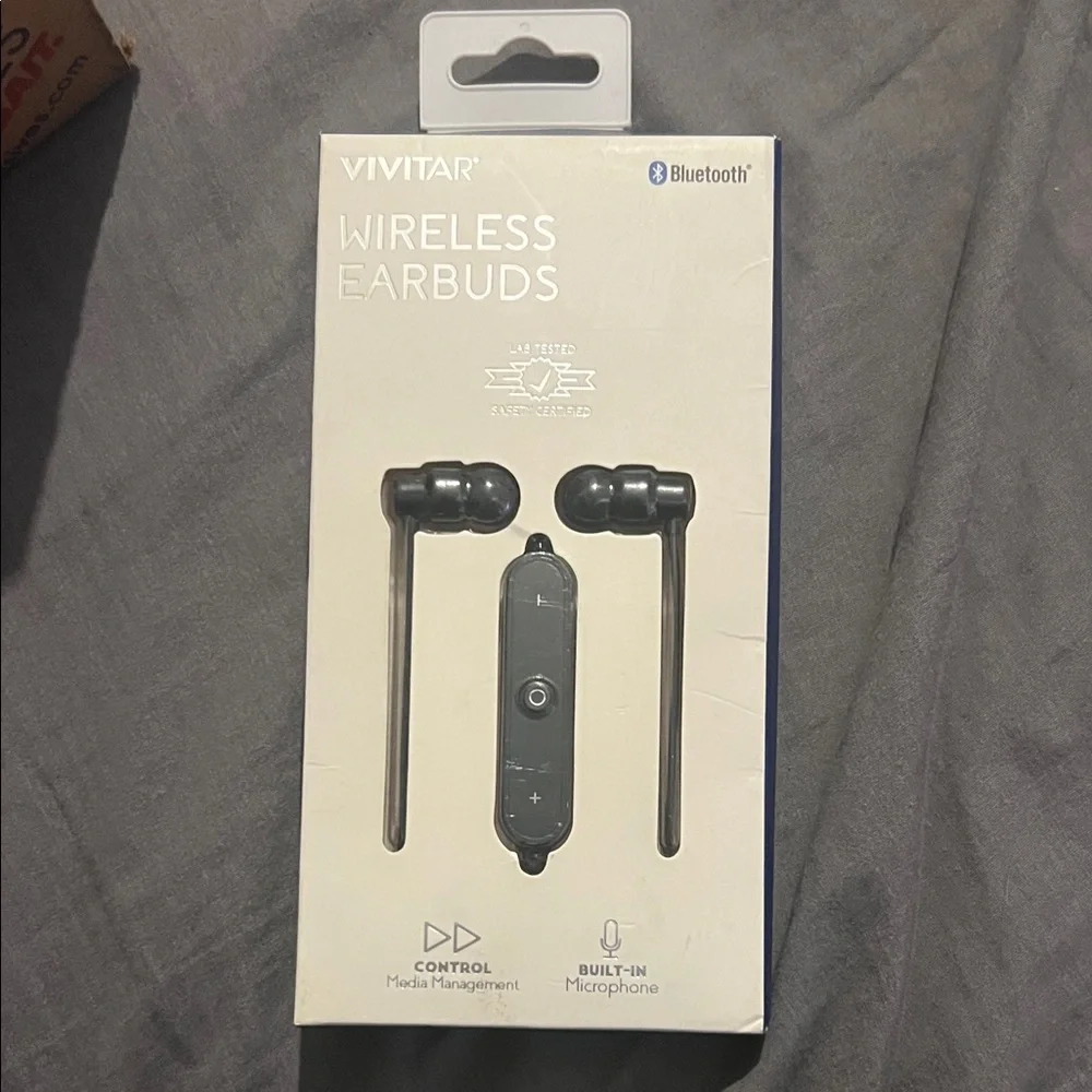 Black Wireless Earbuds